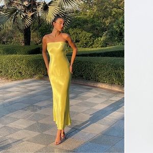 NWT Bec + Bridge Moon Dance in Citron